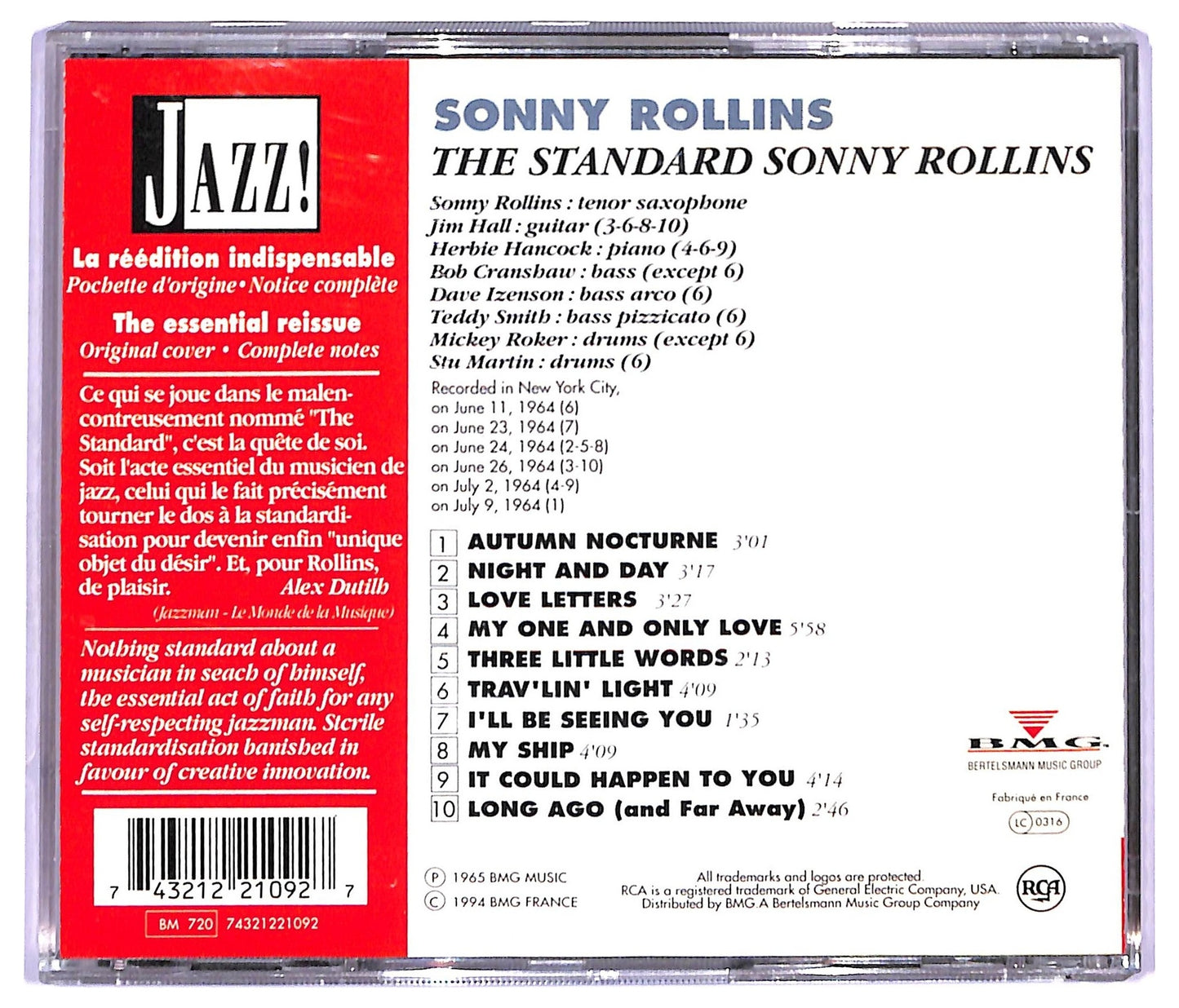 EBOND Sonny Rollins & Co. - The Standard Sonny Rollins CD CD093630