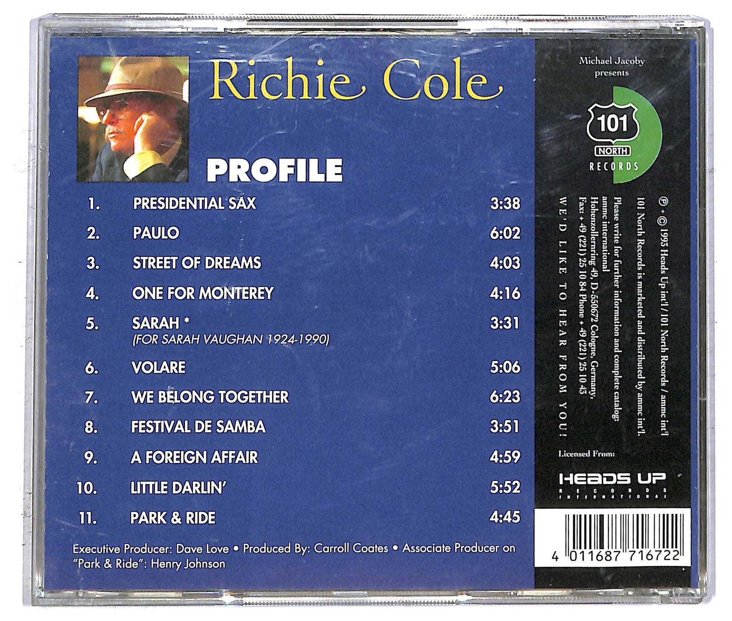 EBOND Richie Cole Featuring Henry Johnson - Profile CD CD093724