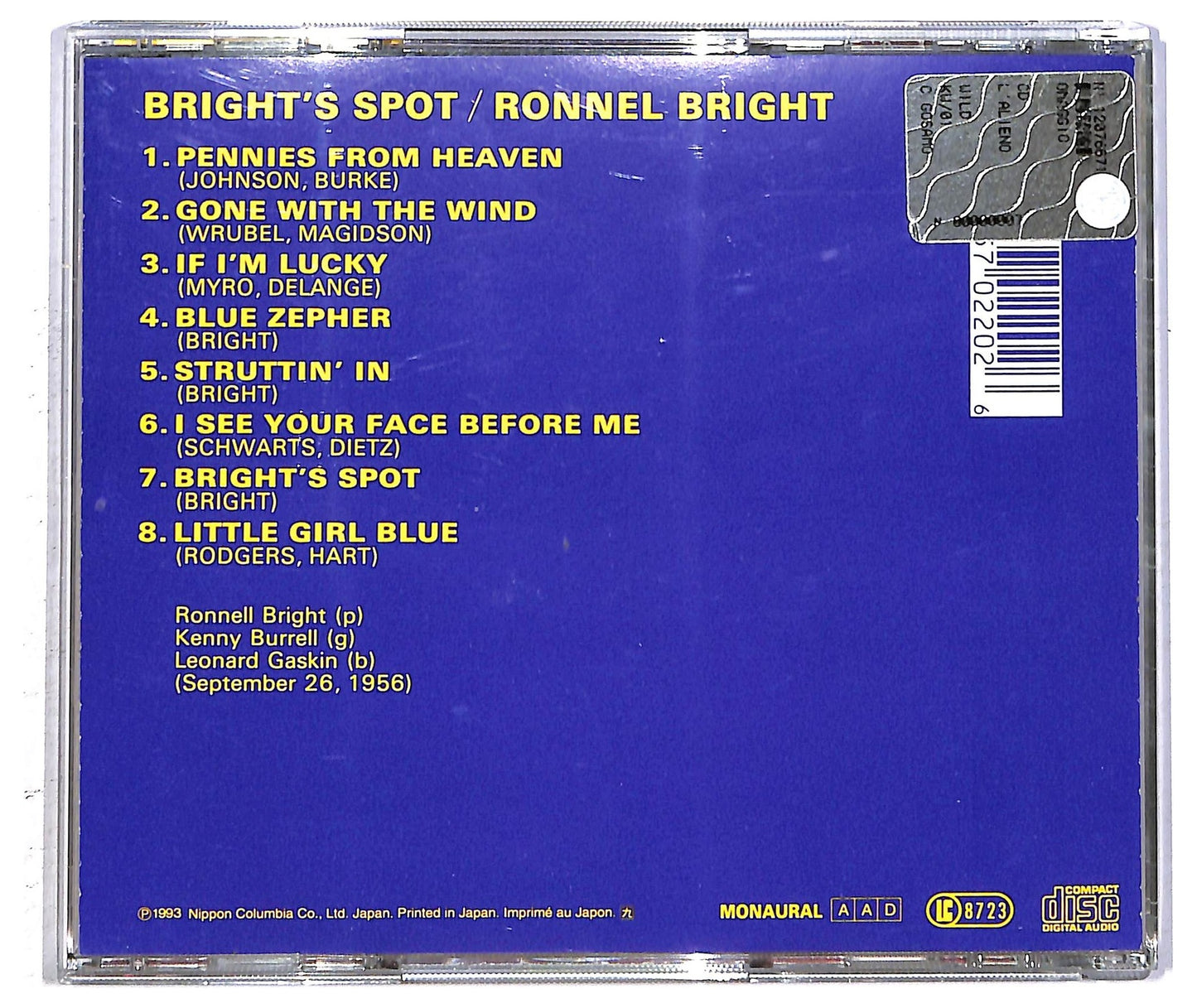 EBOND Ronnell Bright - Bright's Spot CD CD093760