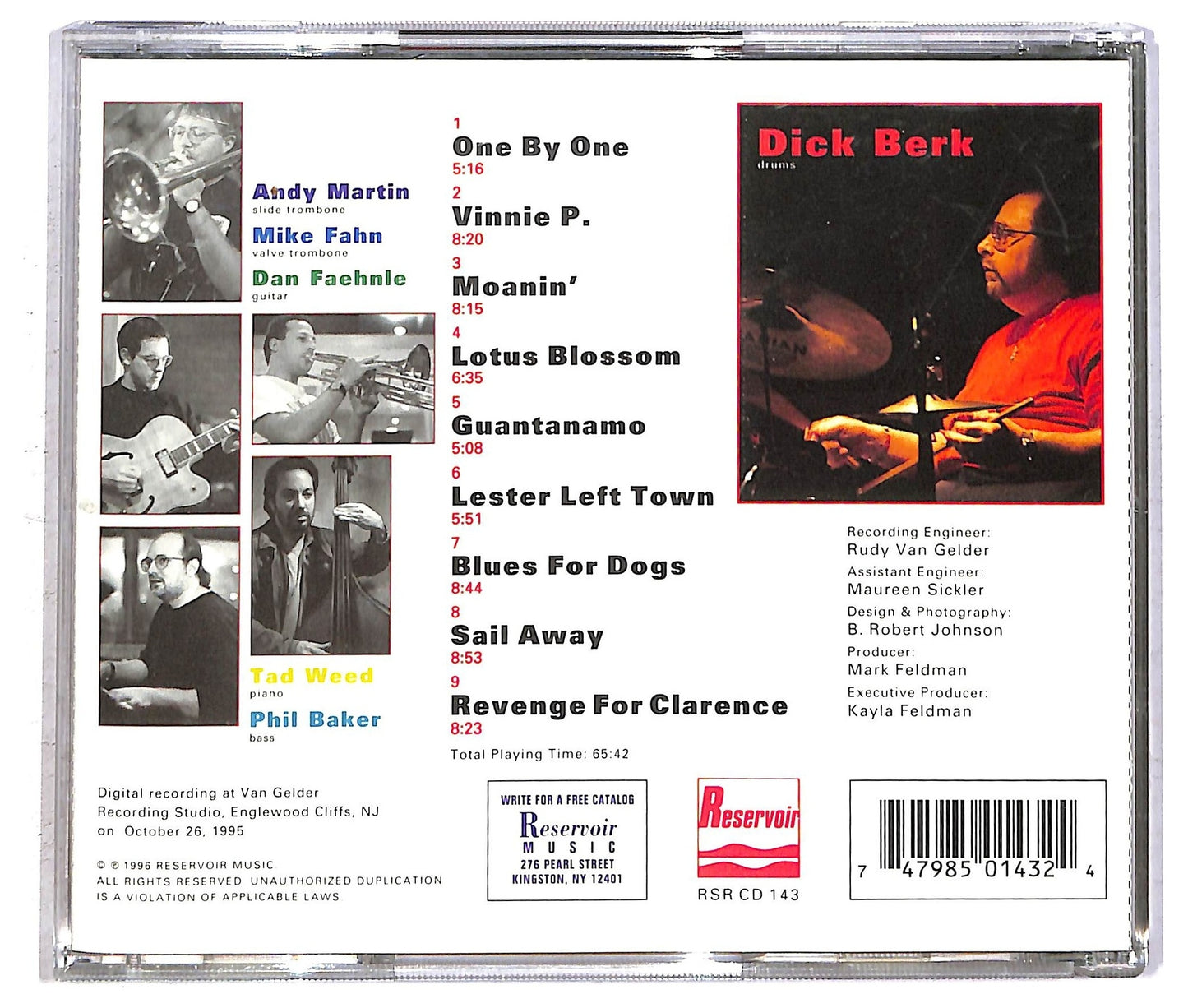 EBOND Dick Berk - One By One CD CD093817