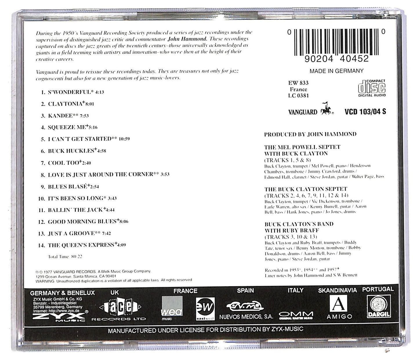 EBOND Buck Clayton - The Essential Buck Clayton CD CD093826