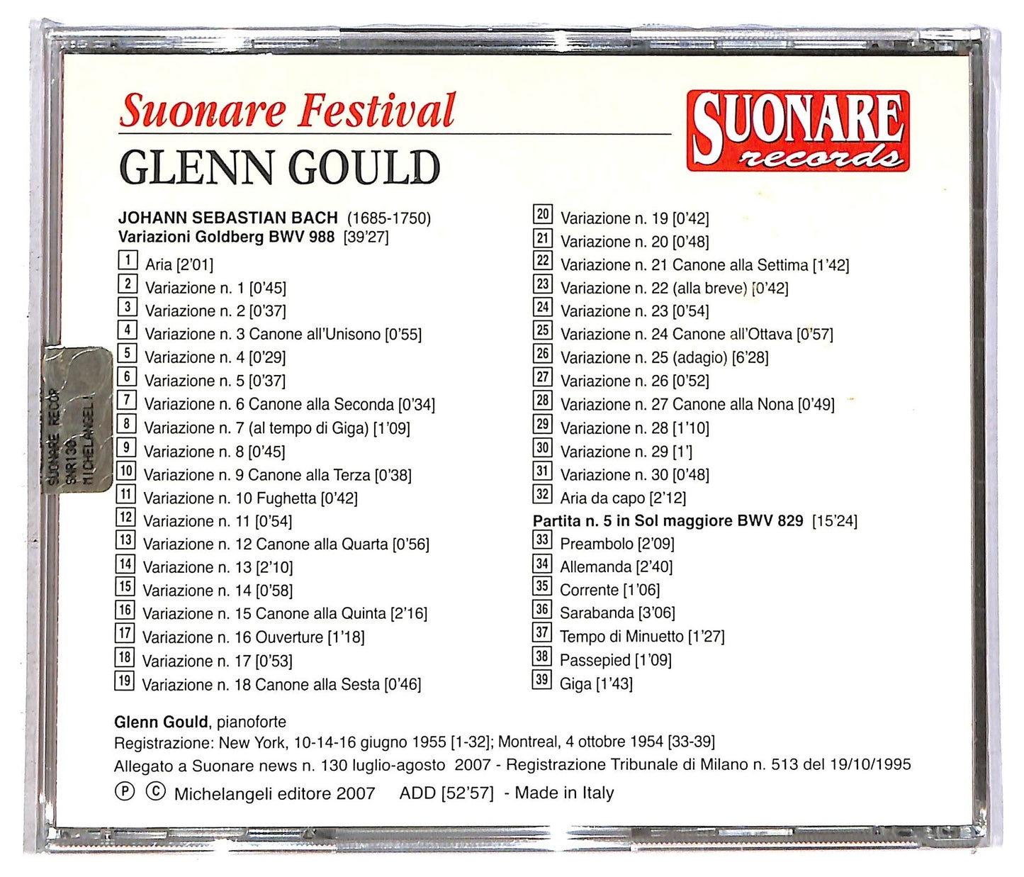 EBOND Glenn Gould - Glenn Gould CD CD093845