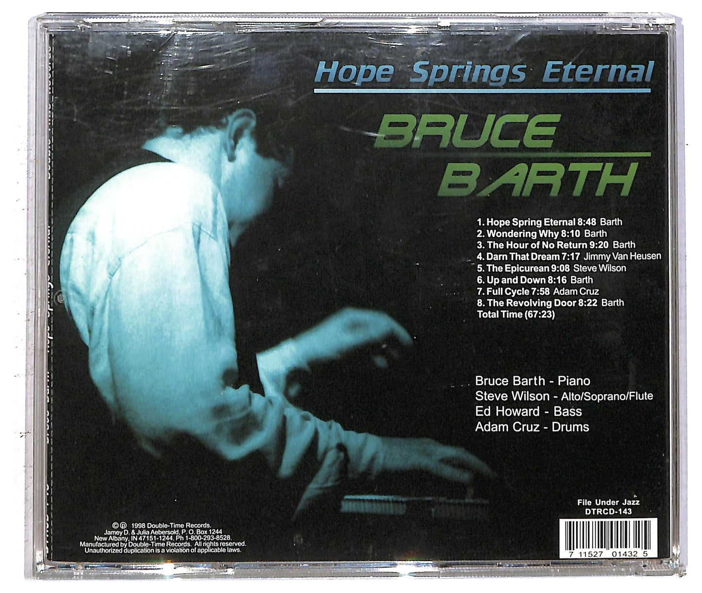 EBOND Bruce Barth - Hope Springs Eternal - Bruce Barth Live CD CD093862