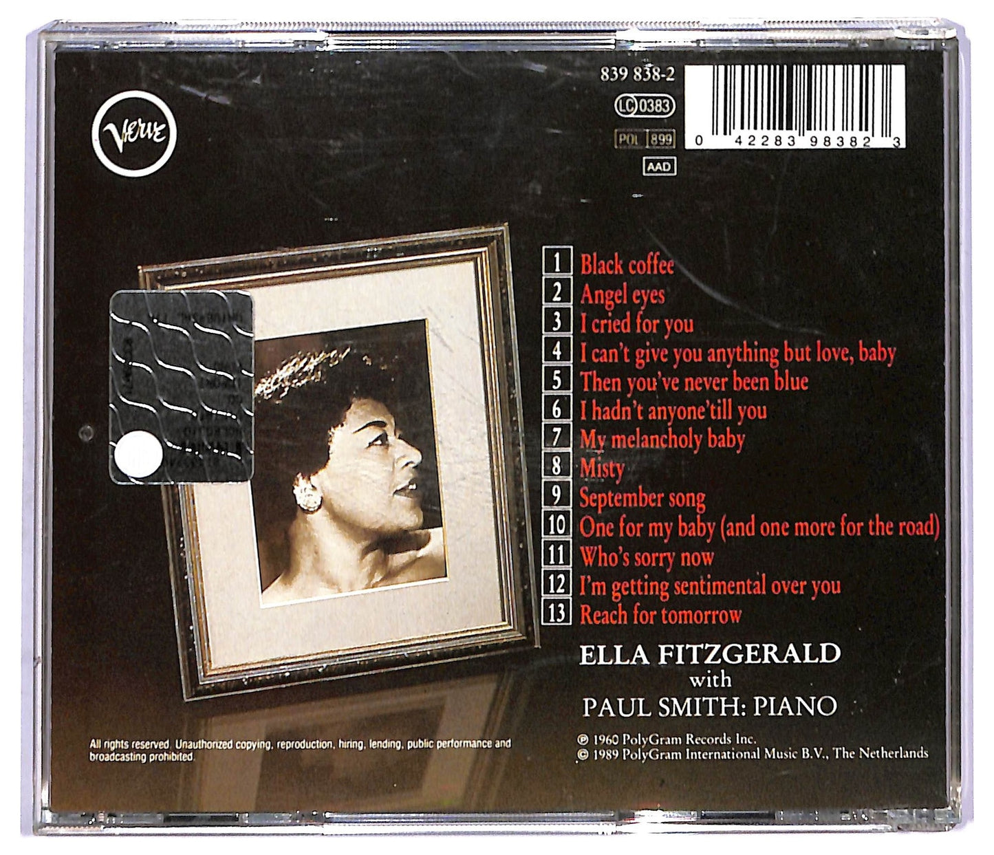 EBOND Ella Fitzgerald - The Intimate Ella CD CD094209