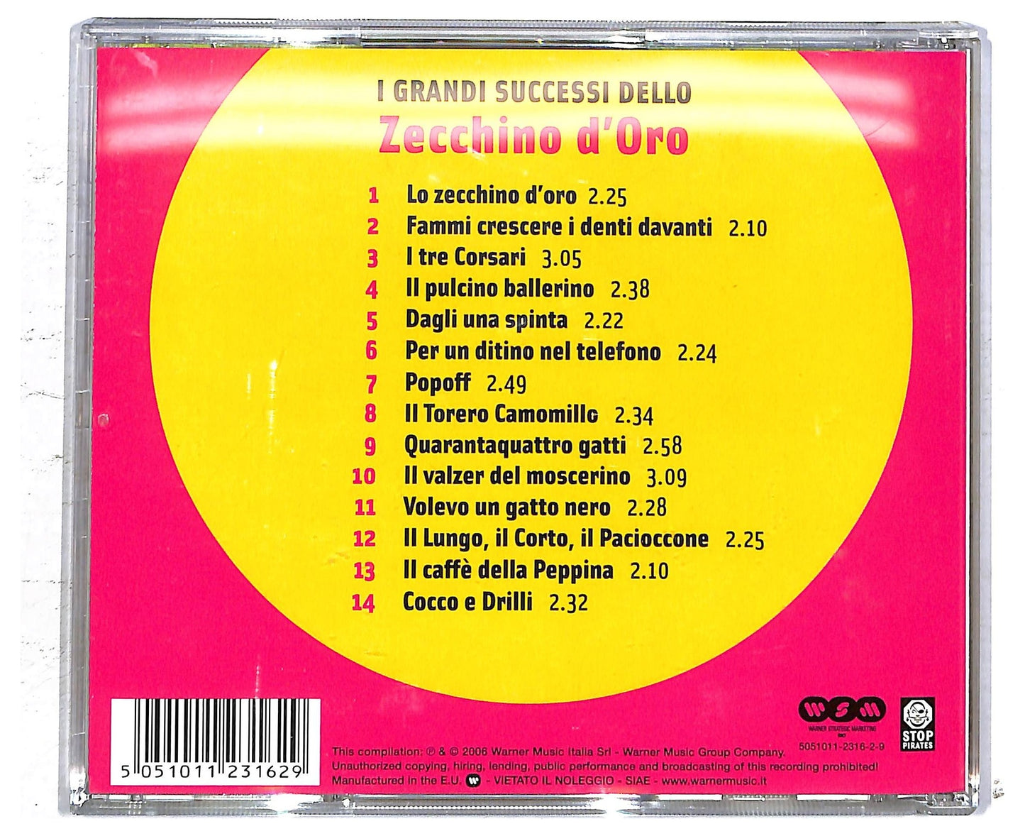 EBOND Various - I Grandi Successi Dello Zecchino D'Oro CD CD094346