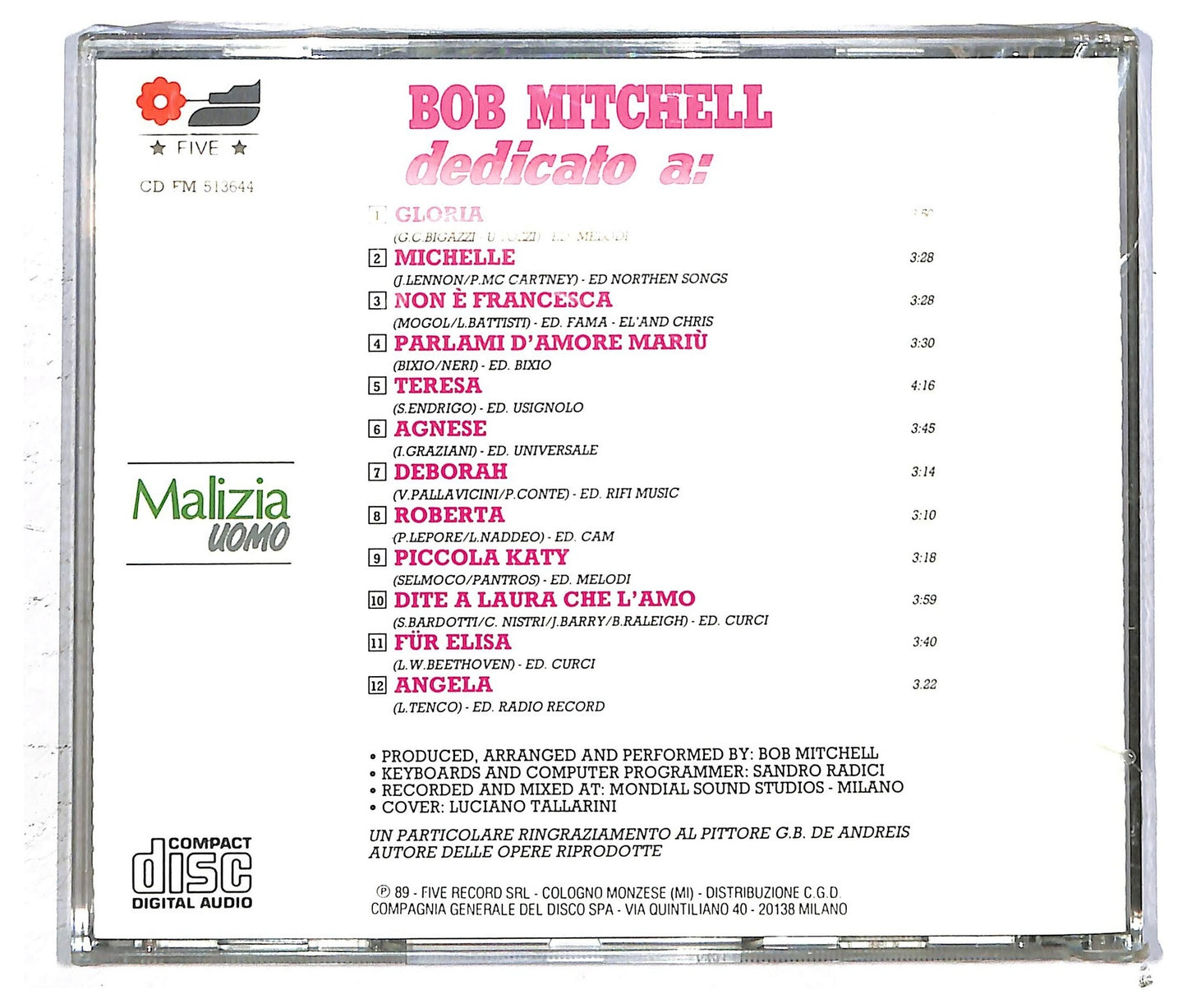 EBOND Bob Mitchell - Dedicato A: CD CD094412