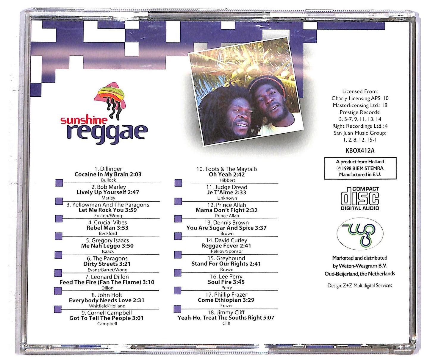 EBOND Various - Sunshine Reggae1 CD CD094523