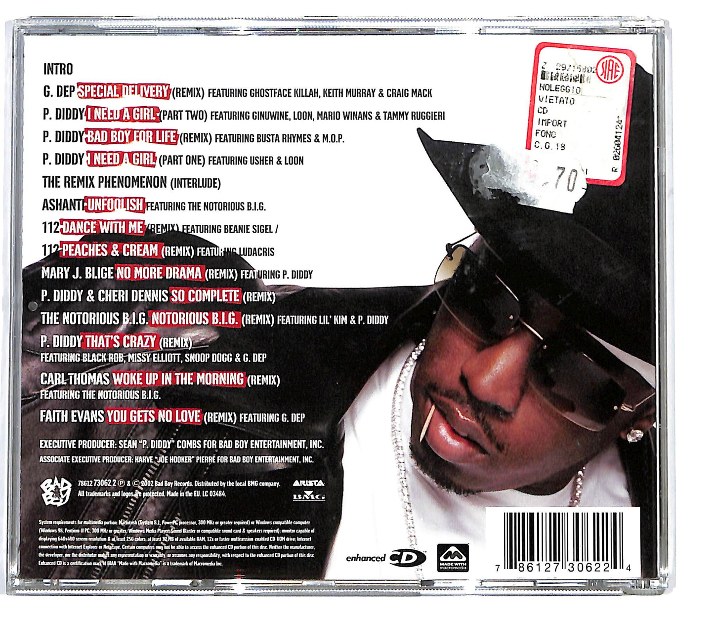 EBOND P. Diddy & Bad Boy Records Present... We Invented The Remix CD CD099213