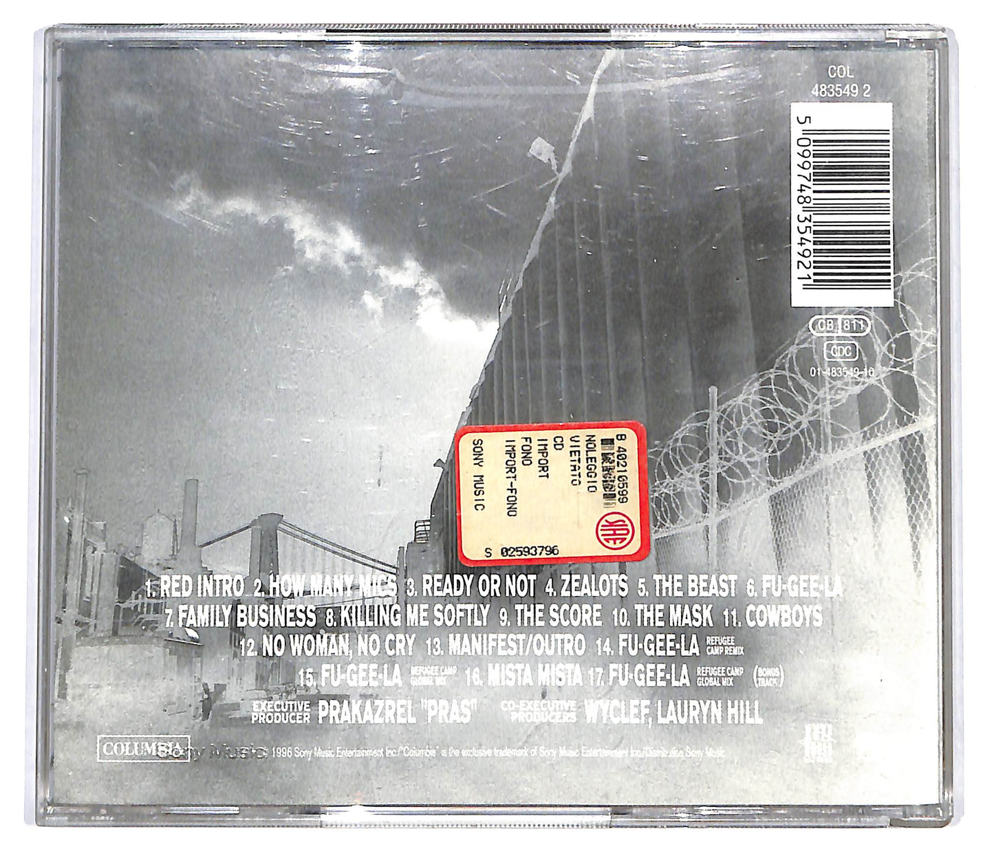 EBOND Fugees - The Score ALBUM JEWEL CASE CD CD099324