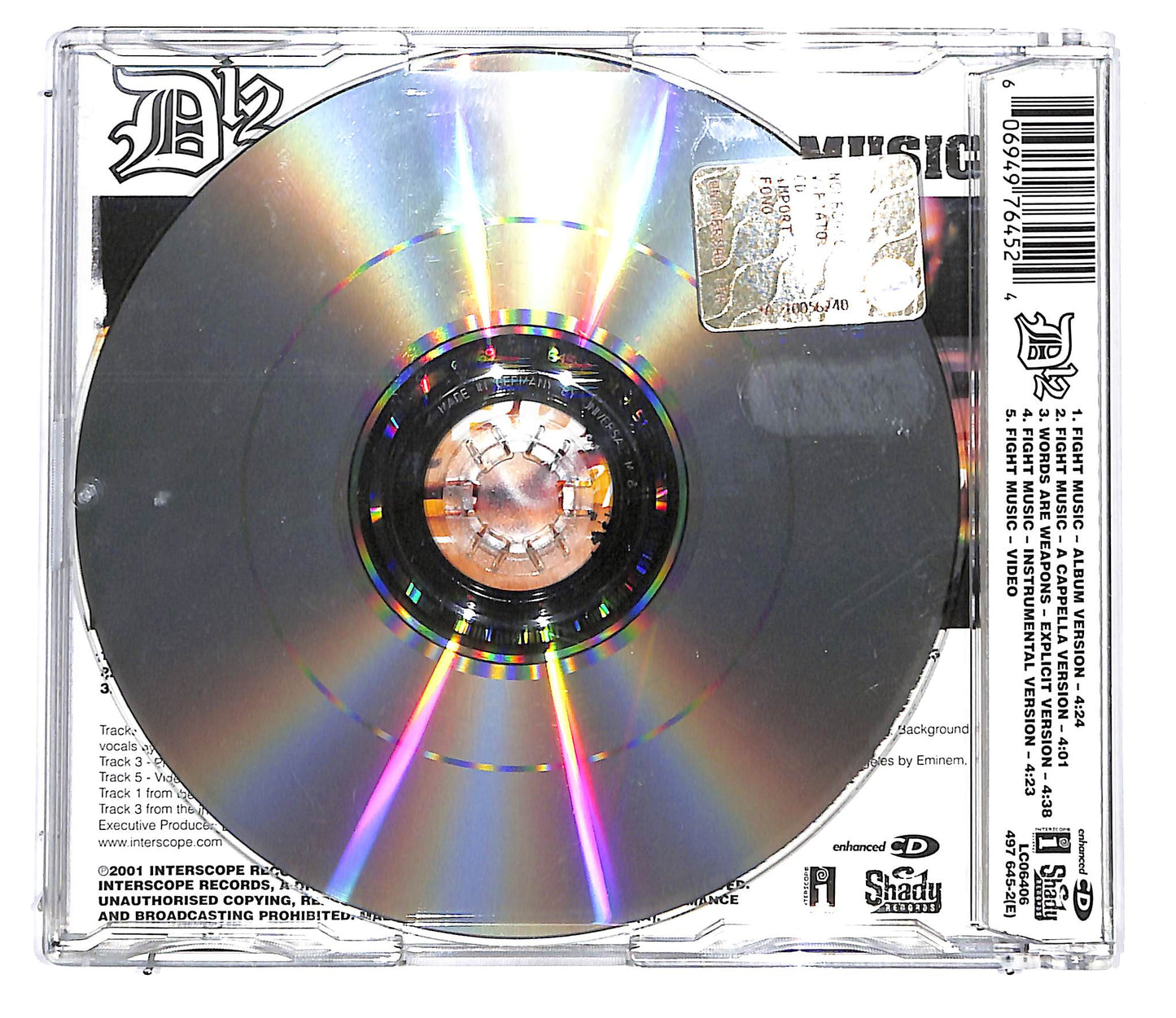 EBOND D12 - Fight Music CD CD099335