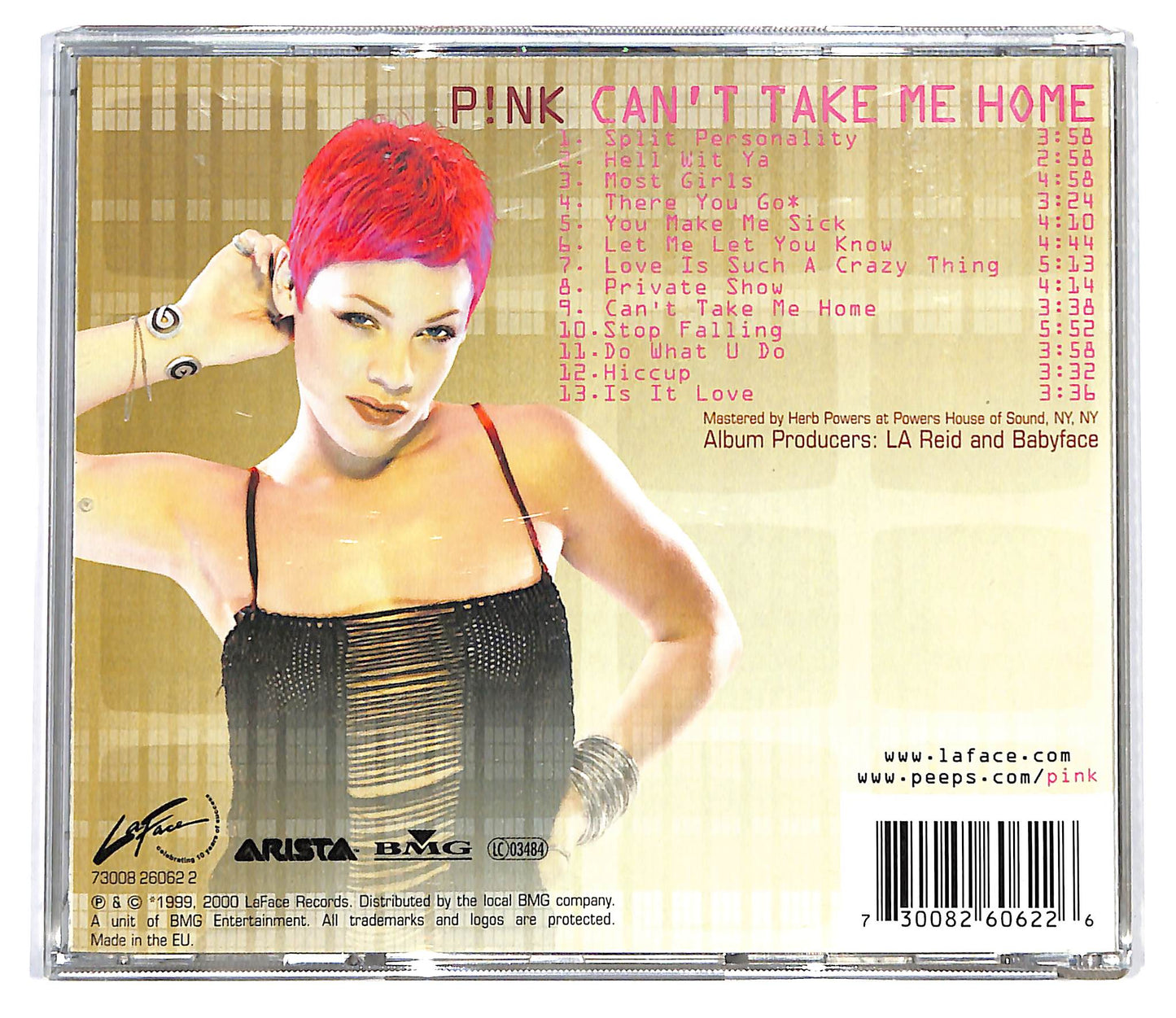 EBOND P!NK - Can't Take Me Home CD CD099405
