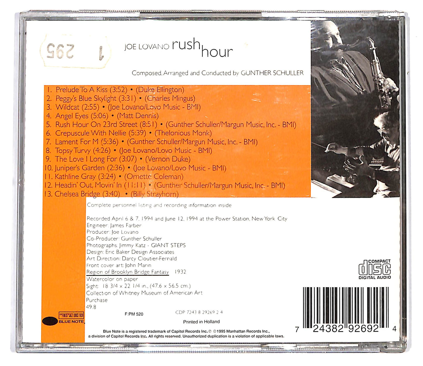 EBOND Joe Lovano - Rush Hour CD CD099510