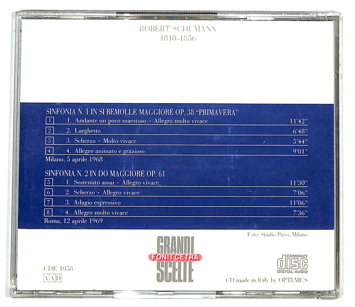 EBOND Schumann - Sinfonia N. 1 - Sinfonia N. 2 CD CD099627