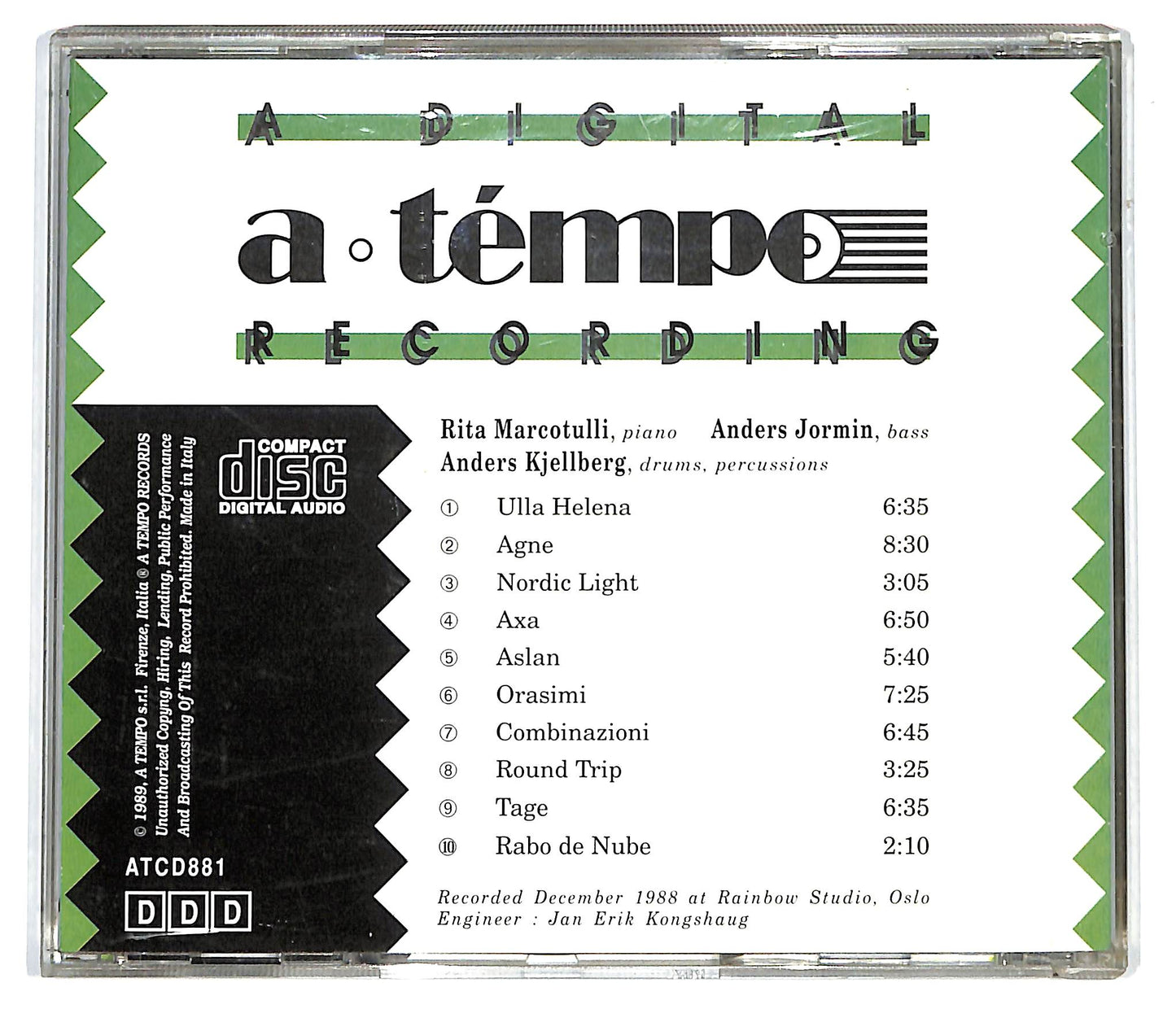 EBOND Rita Marcotulli Trio - Oslo Party CD CD099639