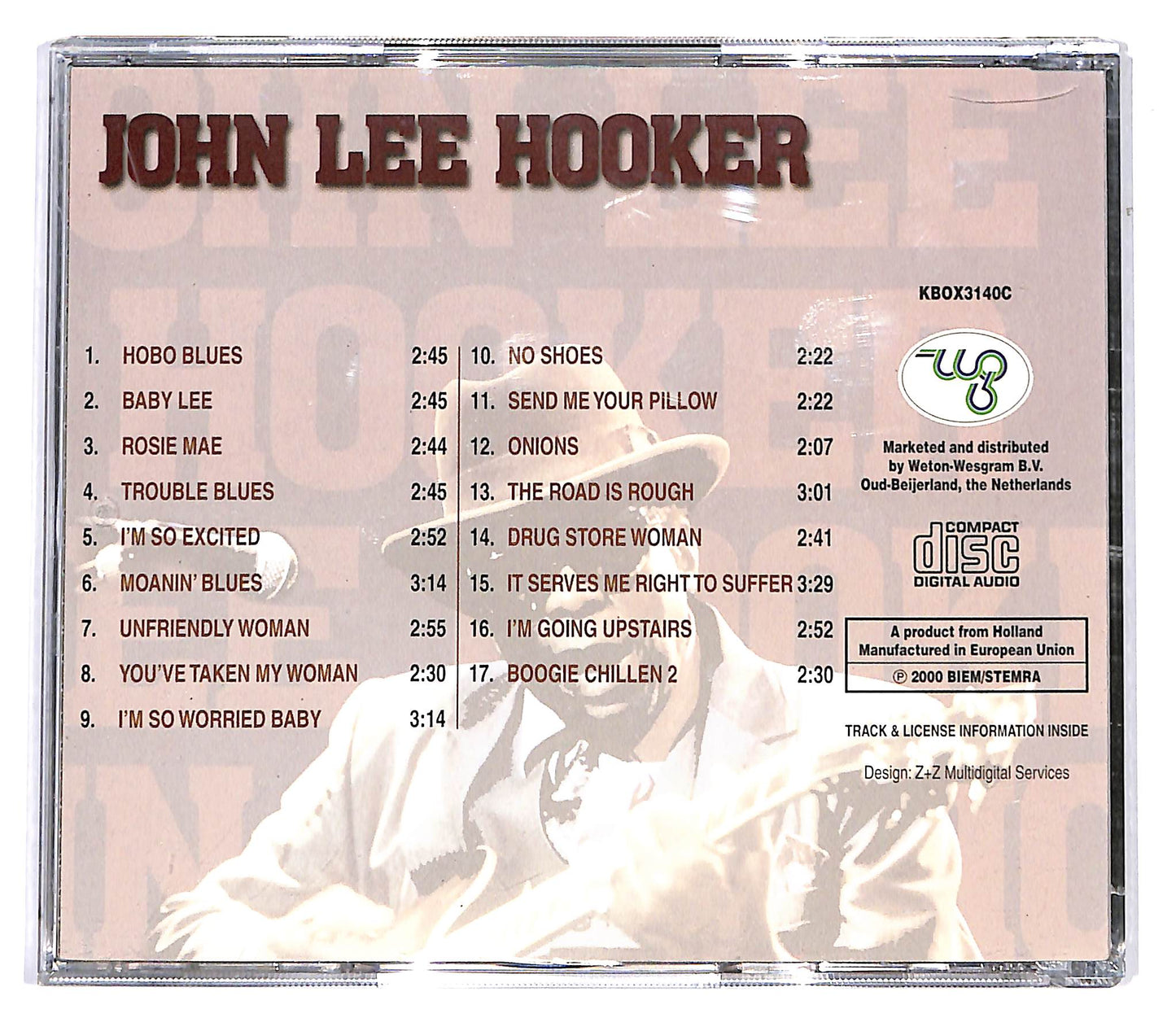 EBOND John Lee Hooker - John Lee Hooker Vol 3 - CD CD099663