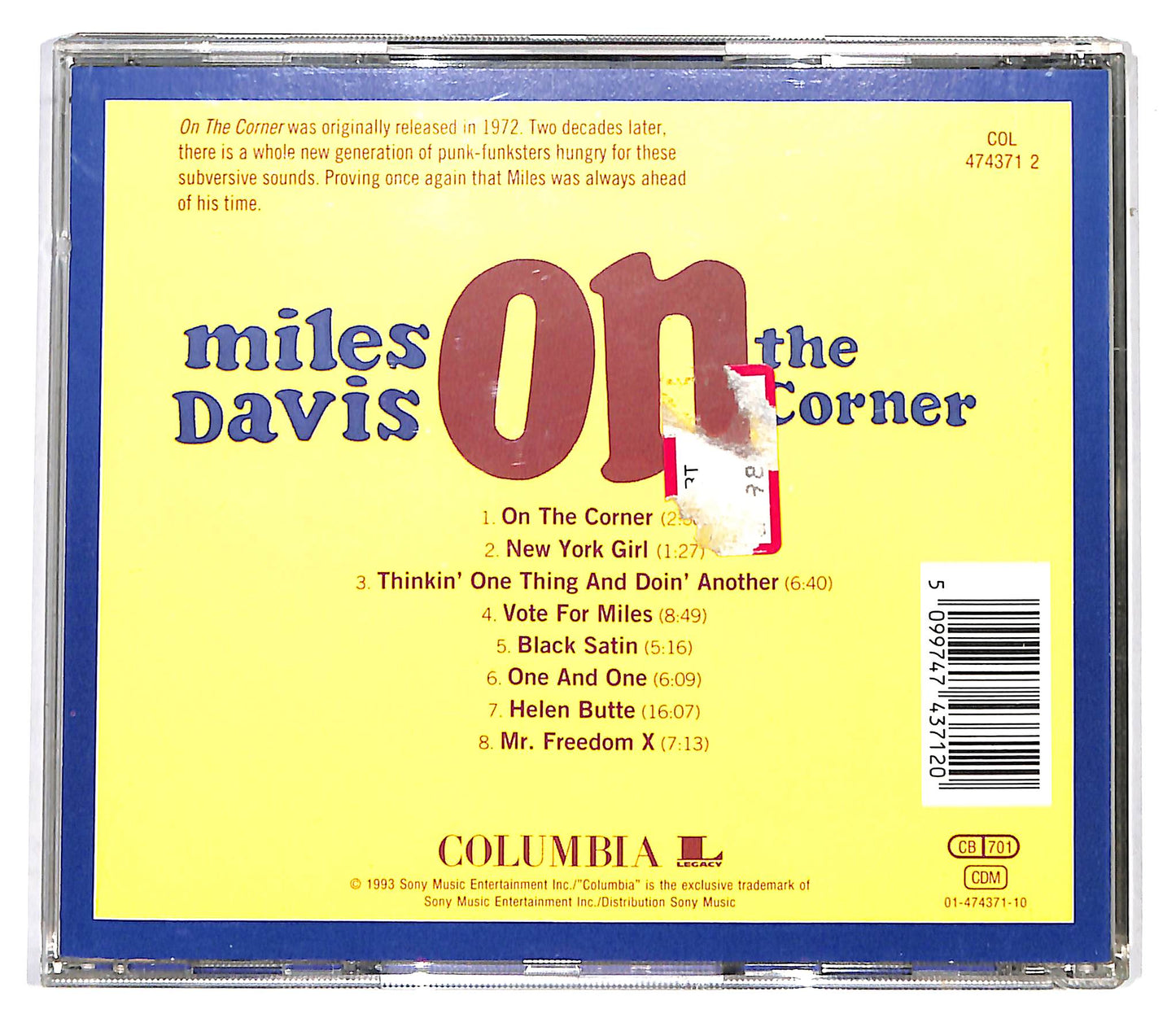 EBOND Miles Davis - On The Corner CD CD099711