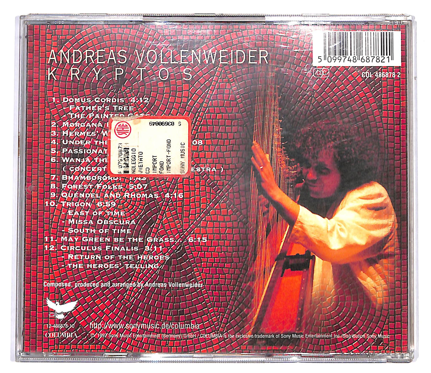 EBOND Andreas Vollenweider - Kryptos CD CD099720