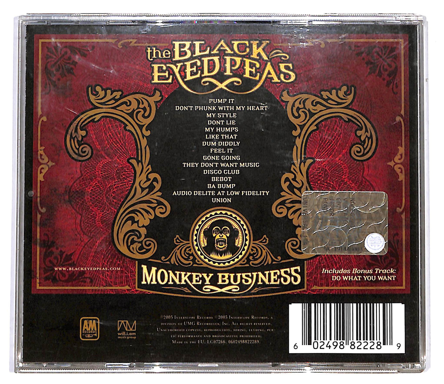 EBOND Black Eyed Peas - Monkey Business CD CD099732