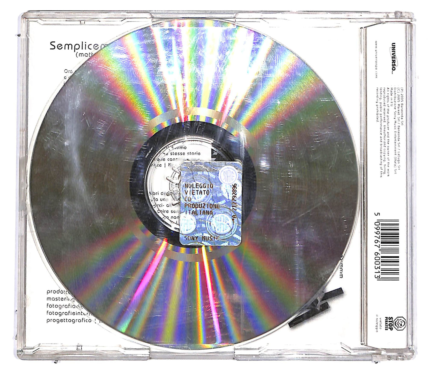 EBOND Zero Assoluto - Semplicemente CD CD099738