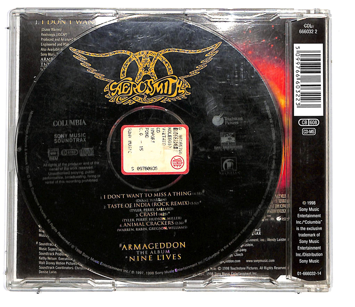 EBOND Aerosmith - I Don't Want To Miss A Thing CD CD099761