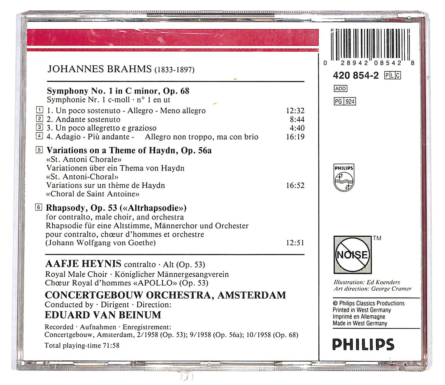 EBOND Eduard van Beinum - Symphony No. 1 - Haydn-Variationen CD CD099827