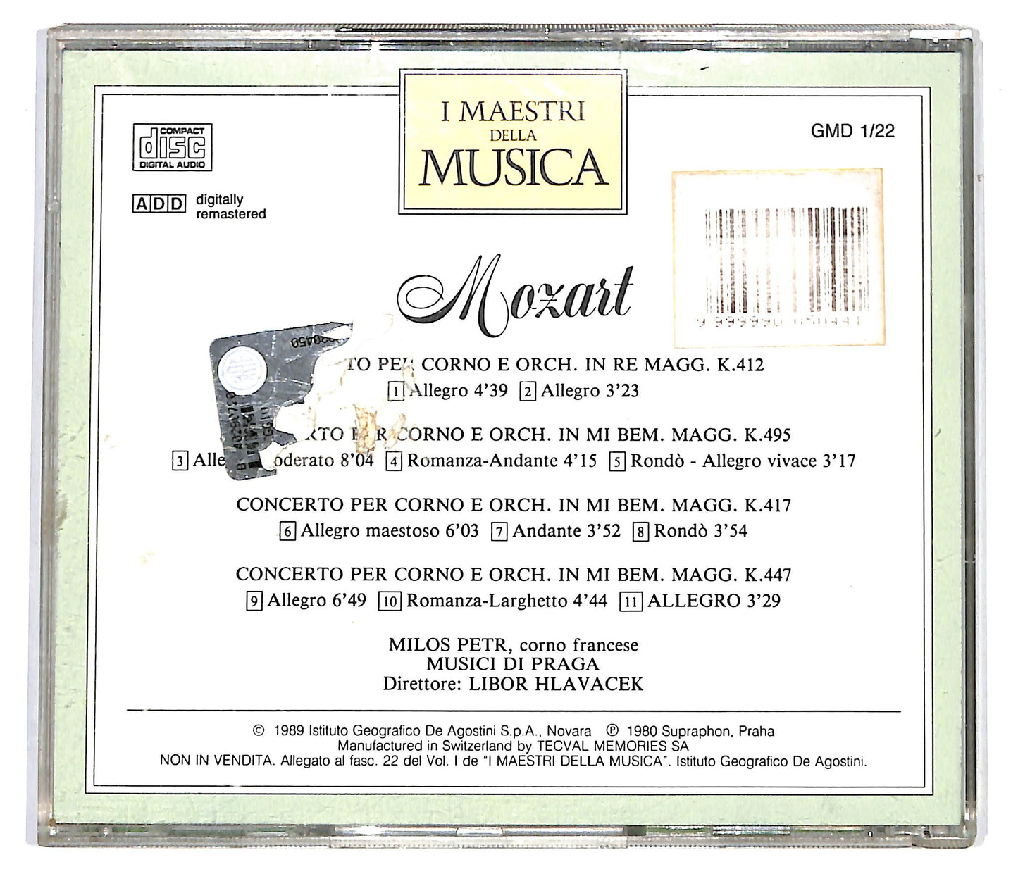 EBOND Mozart - Concerti Per Corno E Orchestra CD CD099832