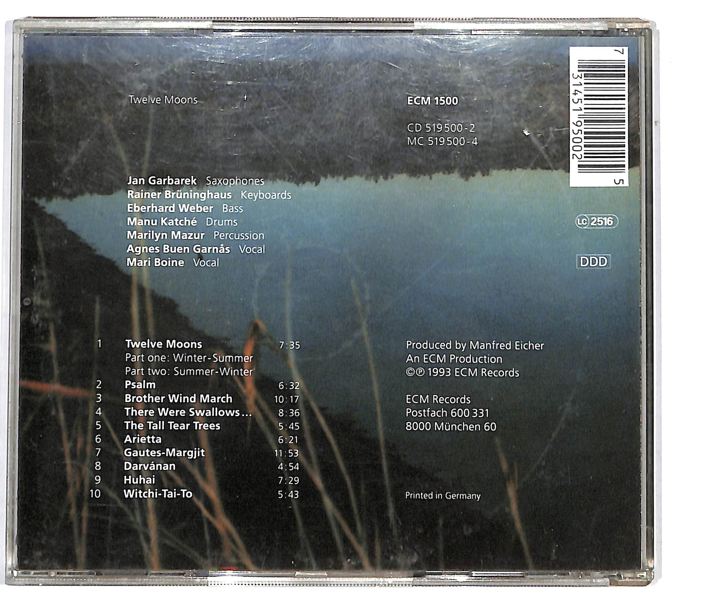 EBOND Jan Garbarek Group - Twelve Moons CD CD099940