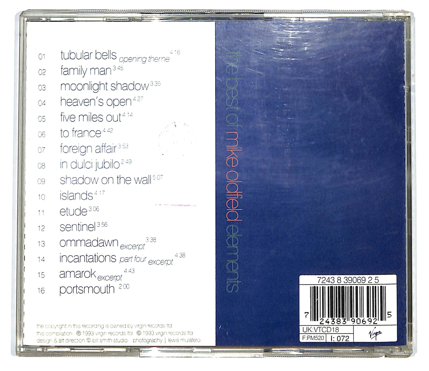 EBOND Mike Oldfield - The Best Of Mike Oldfield - Elements CD CD100008