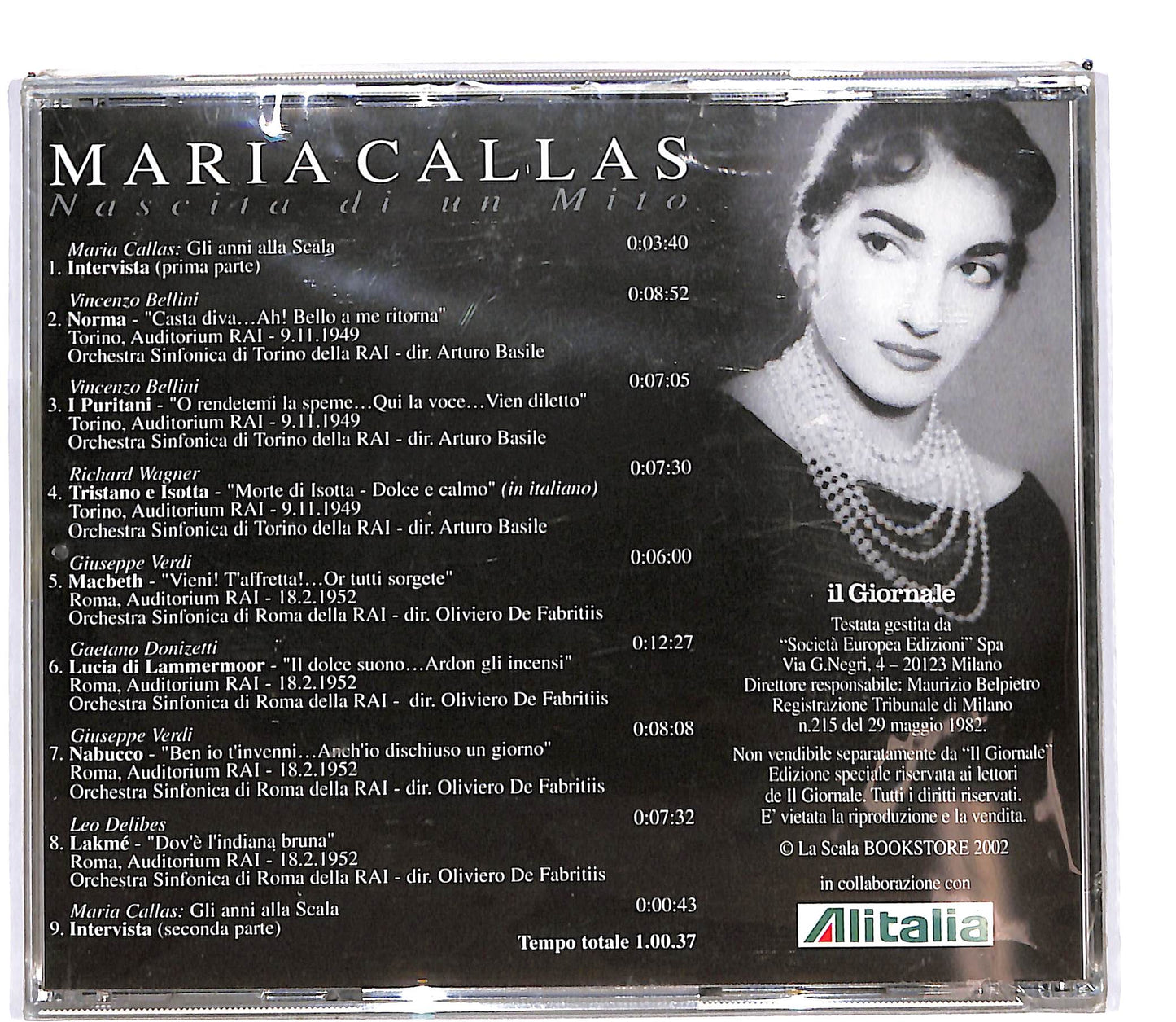 EBOND Maria Callas - Nascita Di Un Mito EDITORIALE CD CD100426