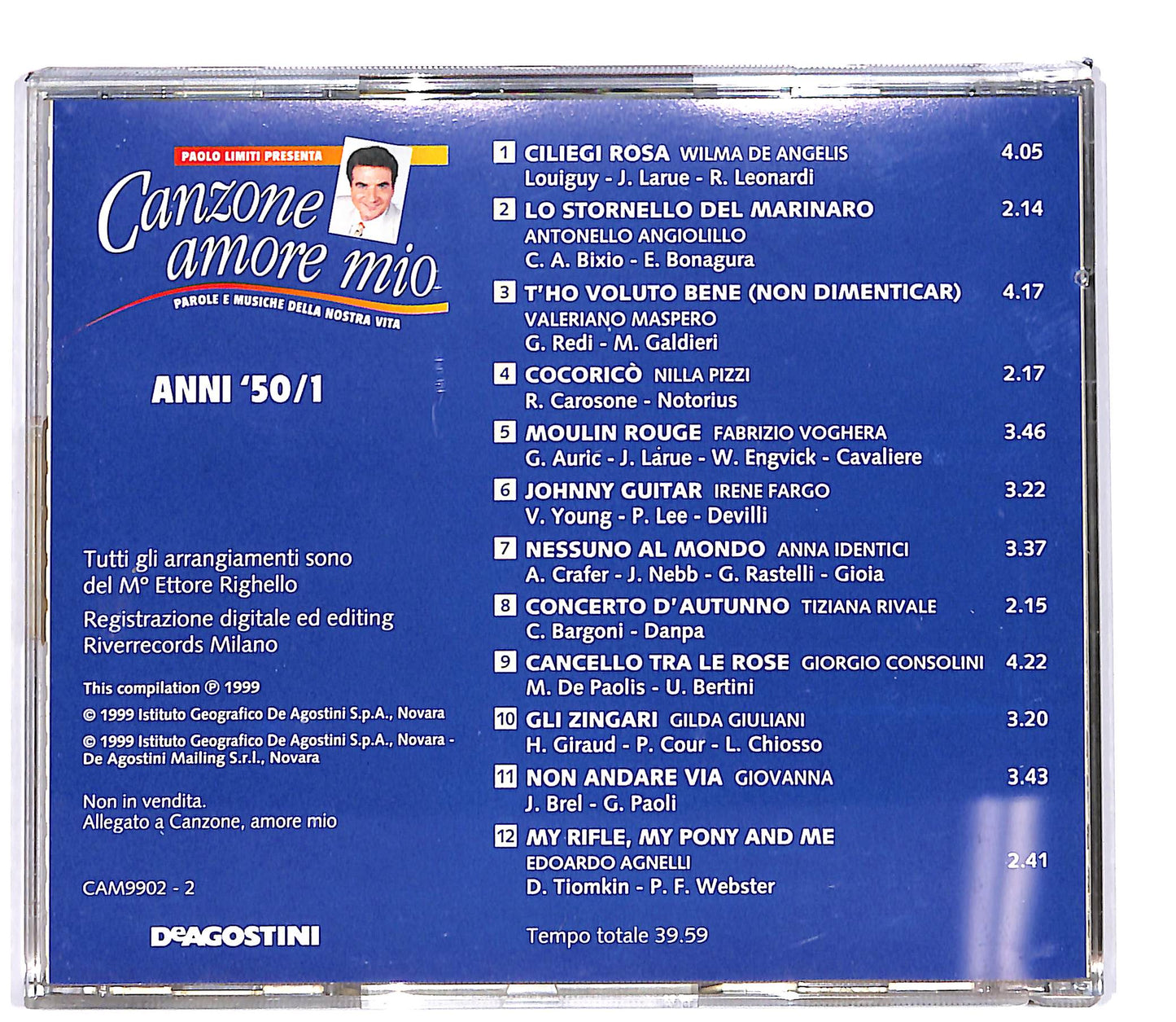 EBOND Various - Anni '50 -1 - canzone amore mio EDITORIALE CD CD100430