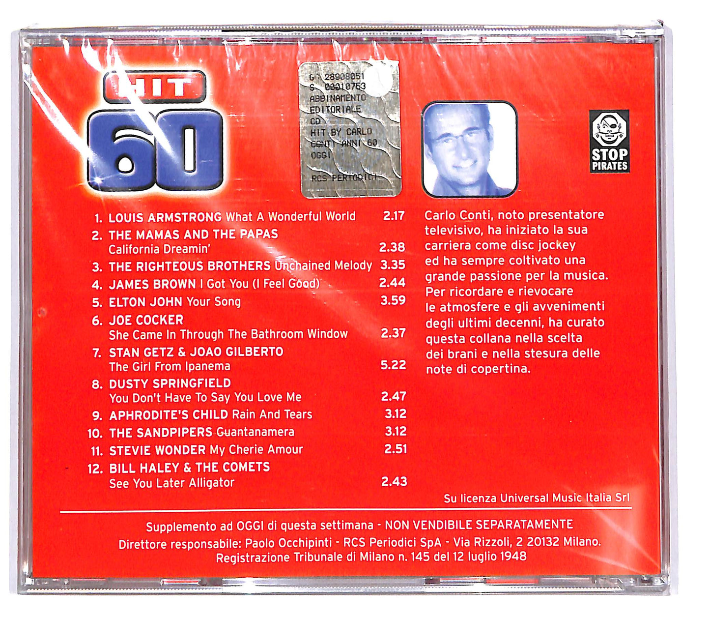 EBOND Various - Carlo Conti Presenta Hit 60 EDITORIALE CD CD100433