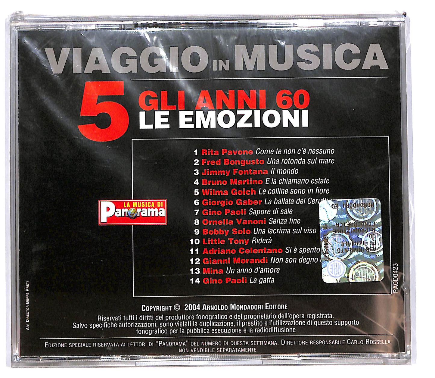 EBOND Various - Gli Anni 60 Le Emozioni - viaggio in musica EDITORIALE CD CD100434