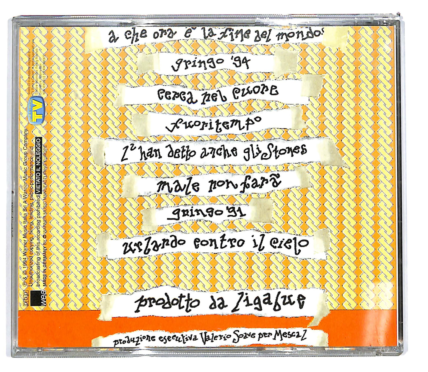 EBOND Ligabue - A Che Ora E La Fine Del Mondo? EDITORIALE CD CD100452