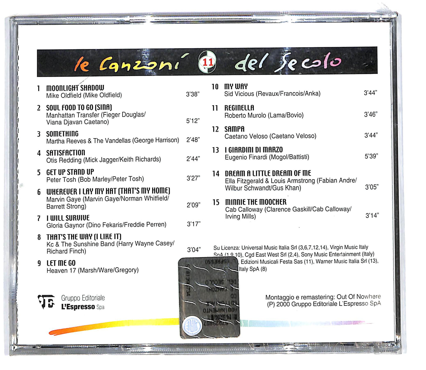 EBOND Various - Le Canzoni Del Secolo -11 EDITORIALE CD CD100459