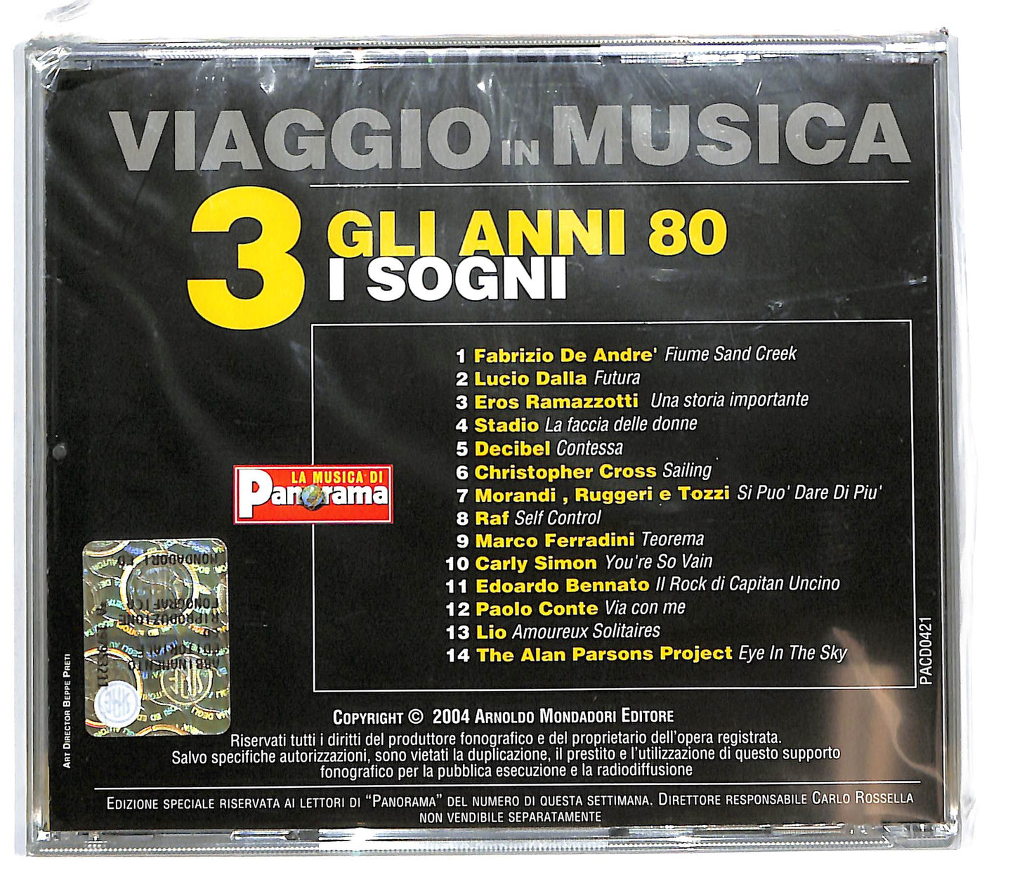 EBOND Various - Gli Anni 80 I Sogni - Musica in viaggio EDITORIALE CD CD100461