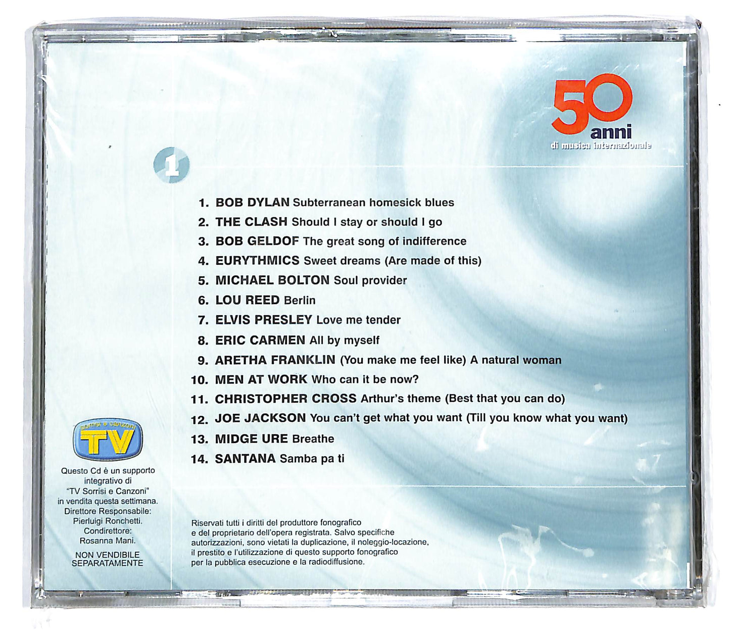 EBOND Various - 50 Anni Di Musica Internazionale vol.1 EDITORIALE CD CD100462