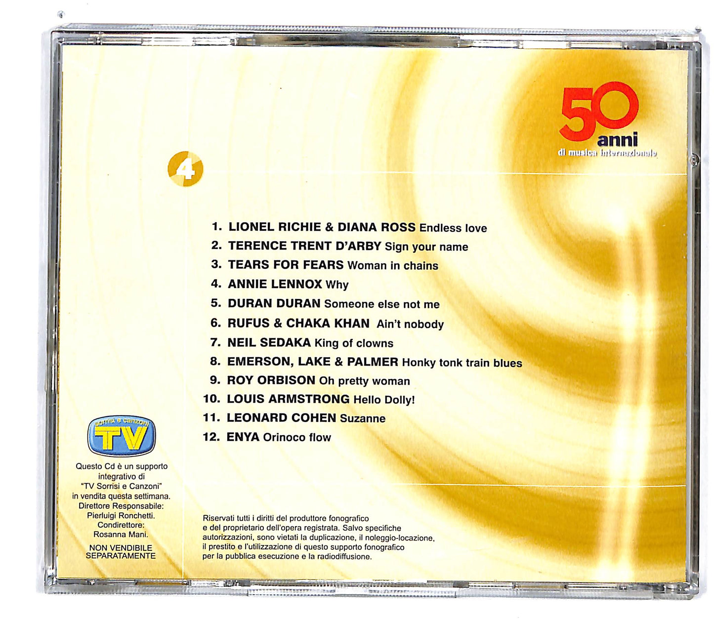 EBOND Various - 50 Anni Di Musica Internazionale Vol.4 EDITORIALE CD CD101021