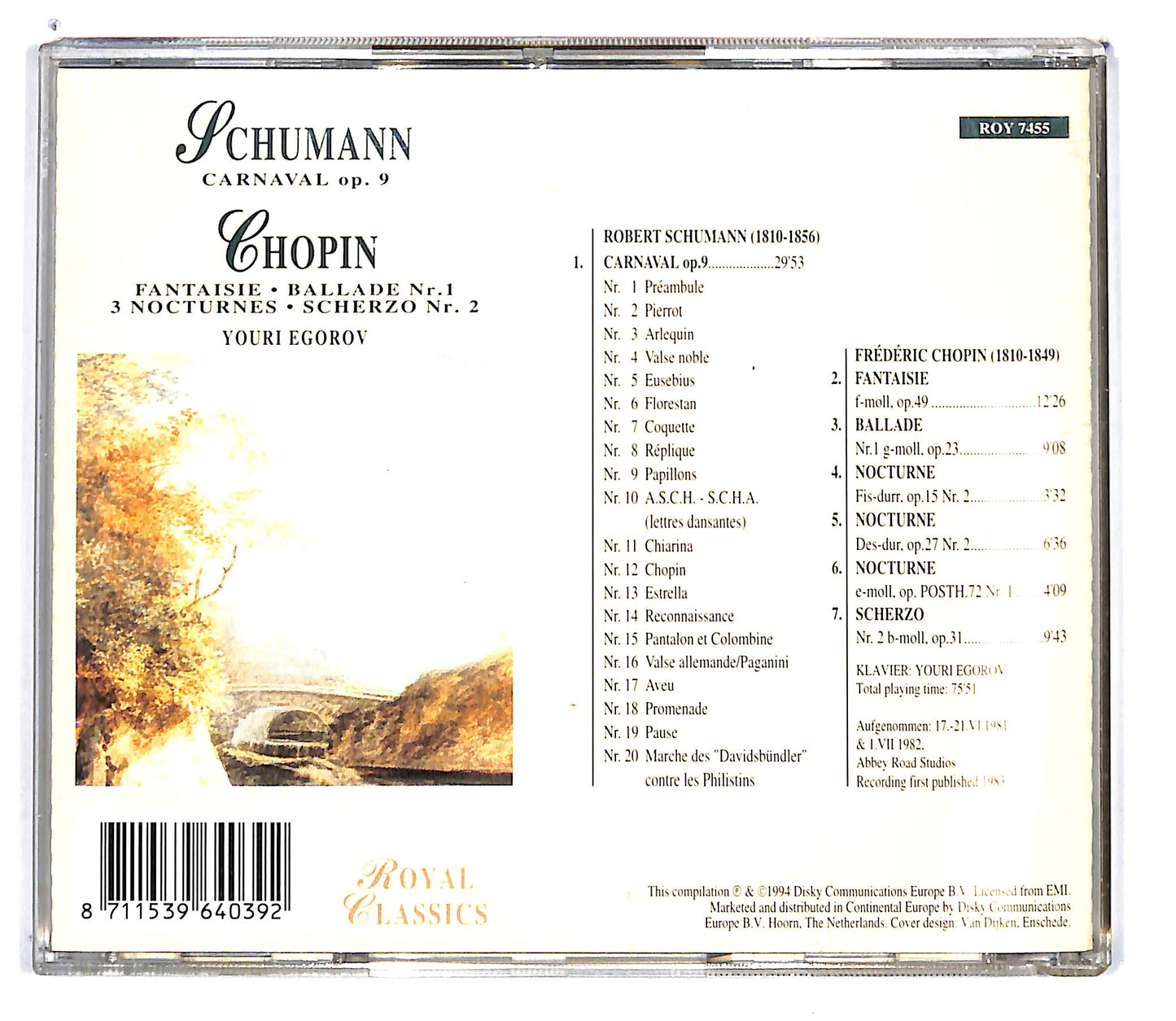 EBOND Schumann Chopin - Werke fur klavier CD CD101040