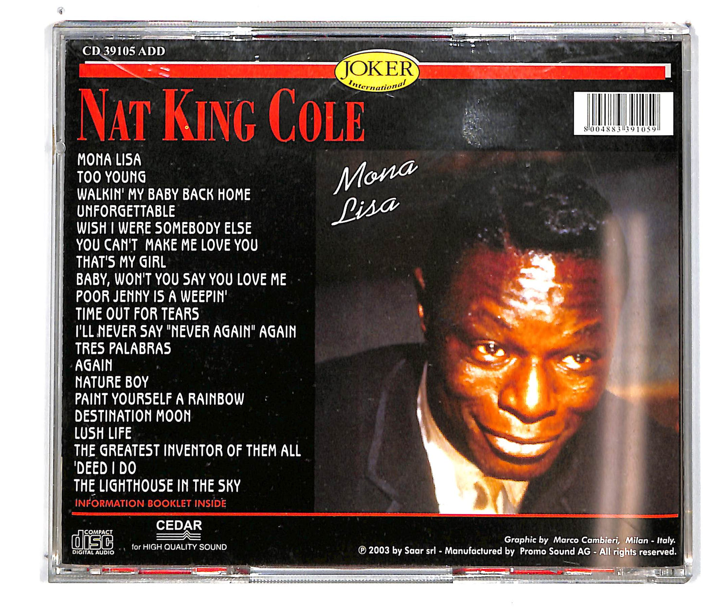 EBOND Nat King Cole - Mona Lisa CD CD101111
