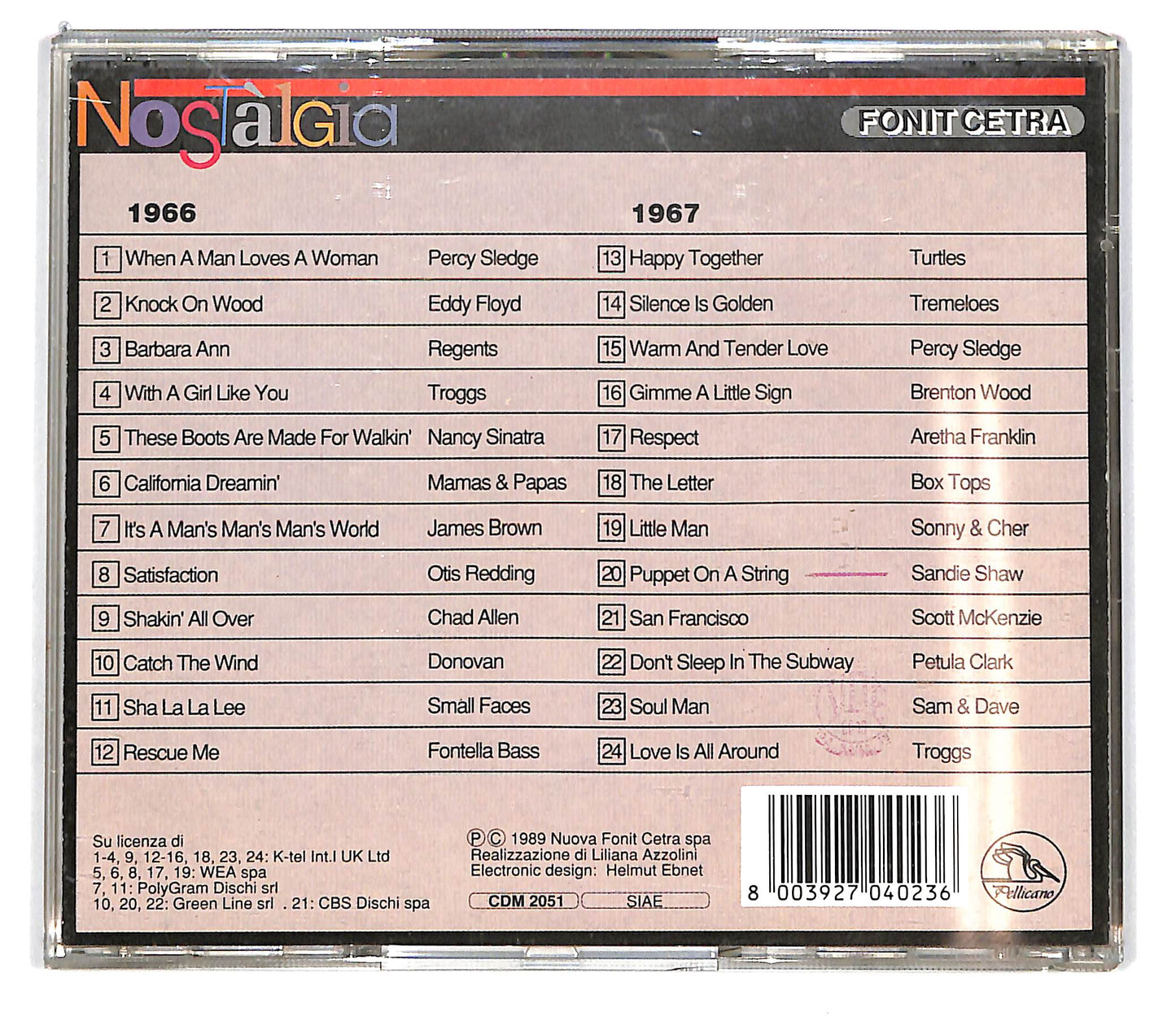 EBOND Various - Nostalgia '66 '67 CD CD101121