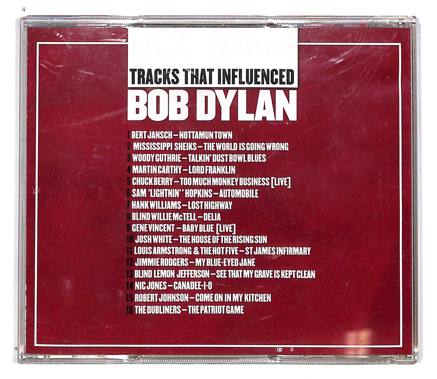 EBOND Various - Tracks That Influenced Bob Dylan CD CD101145