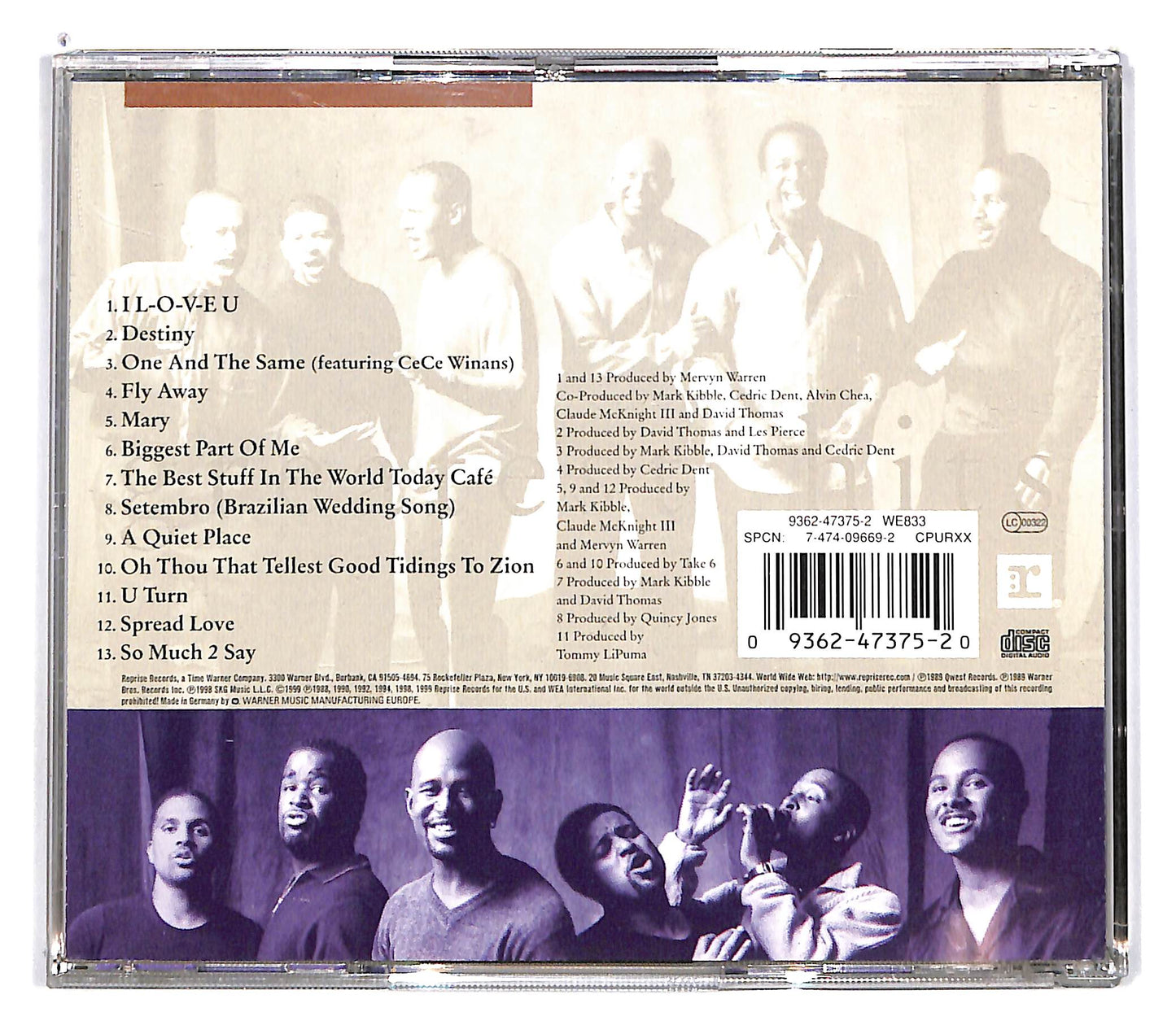 EBOND Take 6 - Greatest Hits CD CD101152