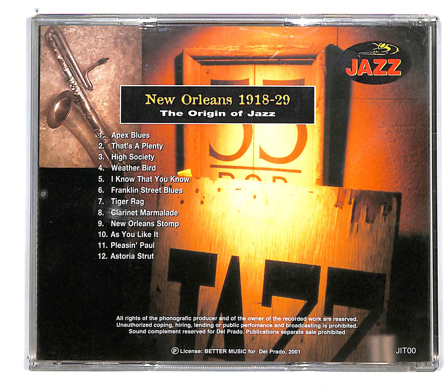 EBOND Various - New Orleans 1918-29 The Origin Of Jazz CD CD101214