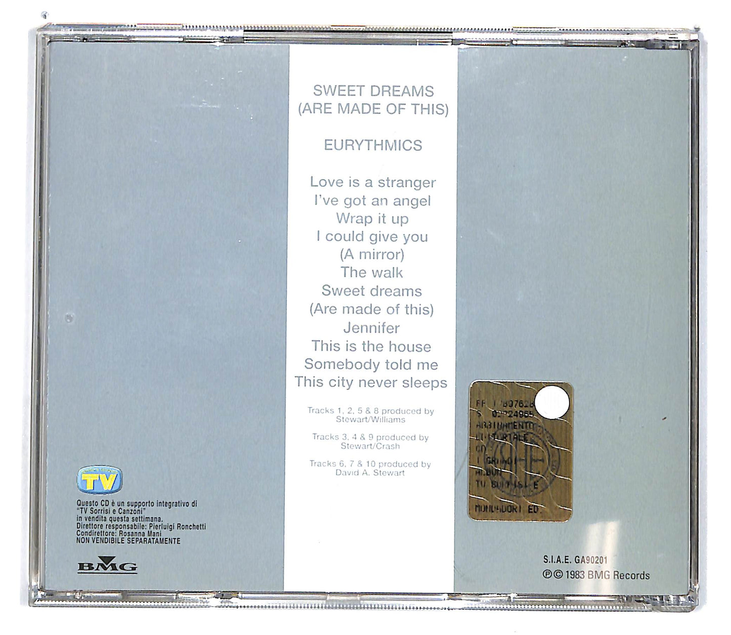 EBOND Eurythmics - Sweet Dreams (Are Made Of This) CD CD101222