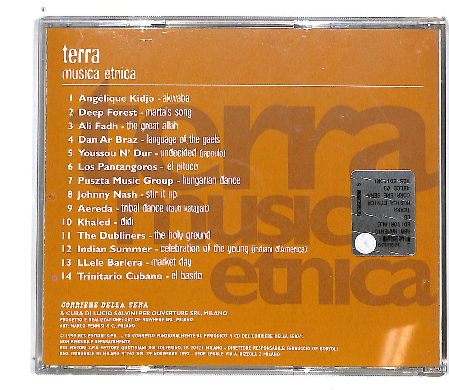 EBOND Various - Terra - Musica Etnica EDITORIALE CD CD101223