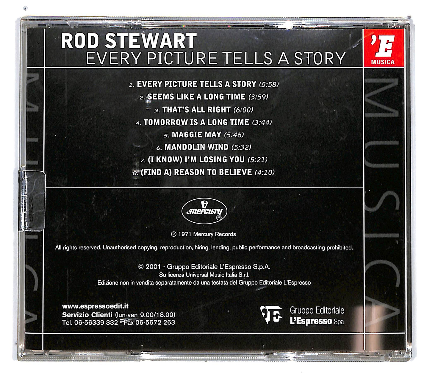 EBOND Rod Stewart - Every Picture Tells A Story EDITORIALE CD CD101243