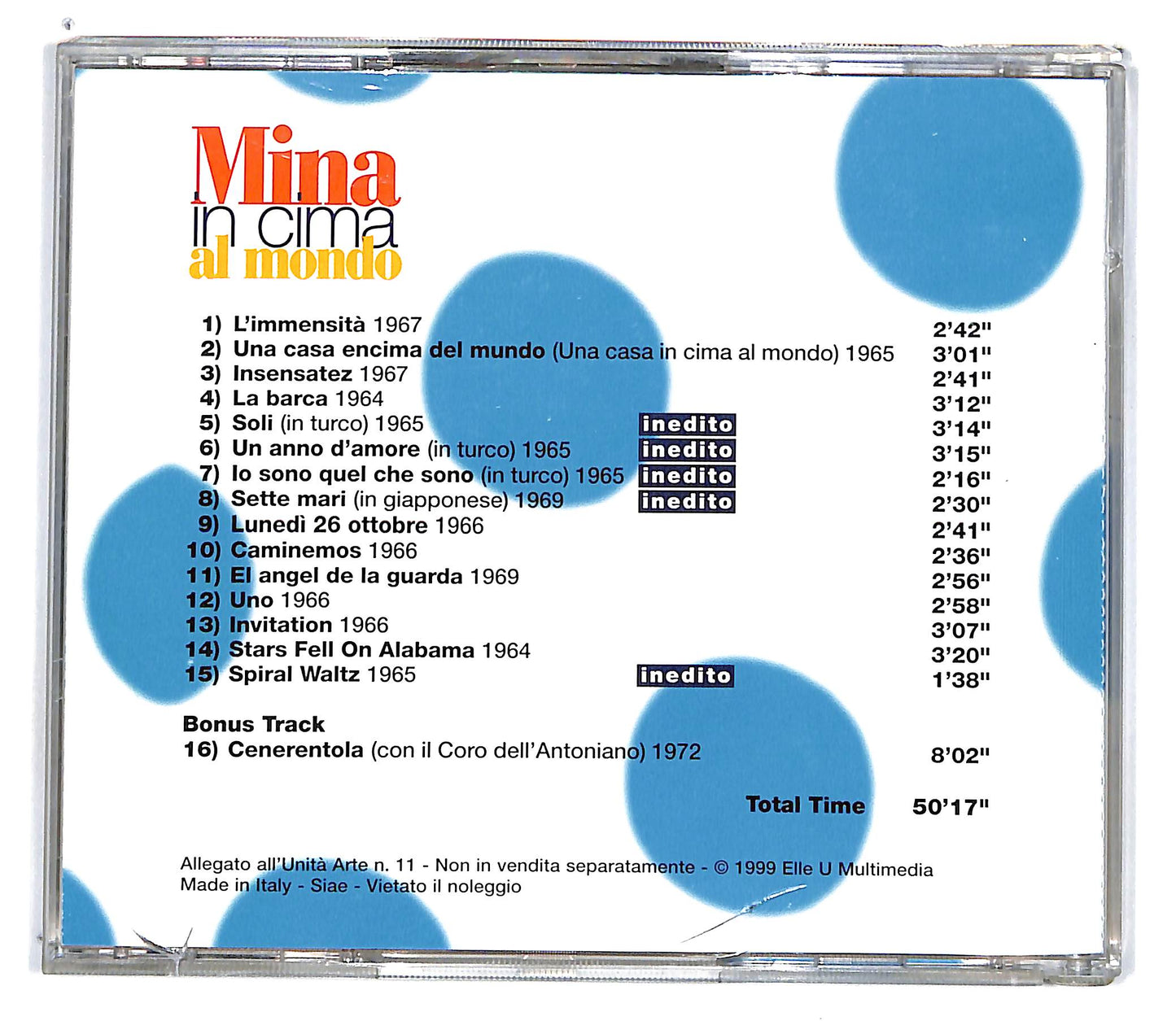EBOND Mina - Mina In Cima Al Mondo EDITORIALE CD CD101245