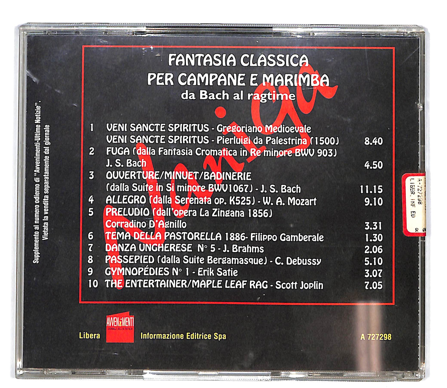 EBOND Naniga - Fantasia Classica Per Campane E Marimba EDITORIALE CD CD101421