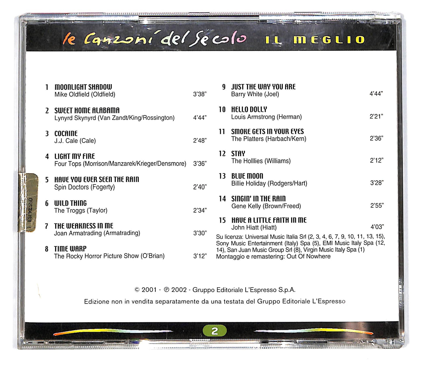 EBOND Various - Le Canzoni Del Secolo Il Meglio vol.2 CD CD101429