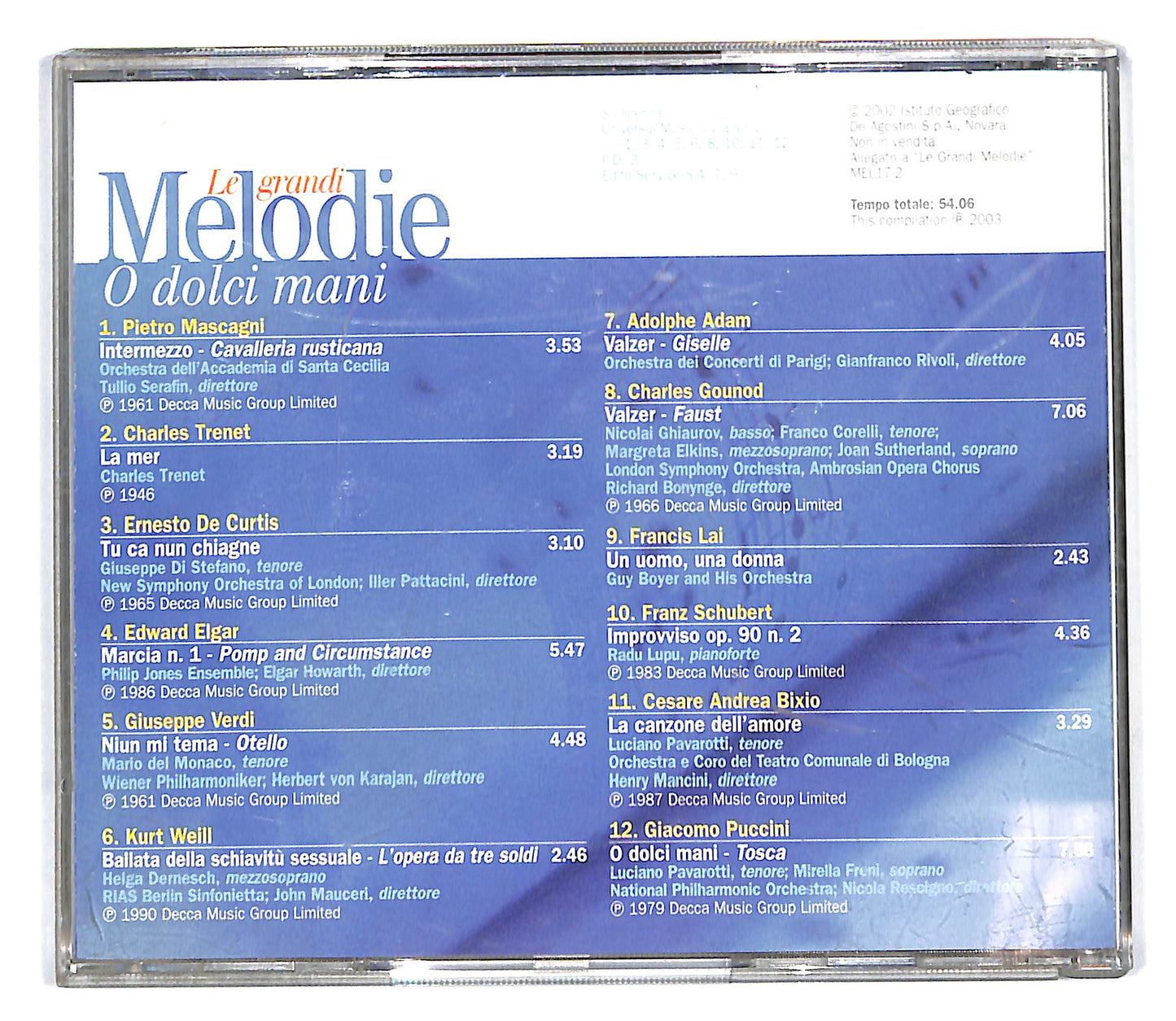 EBOND Various - O dolci mani le grandi melodie EDITORIALE CD CD101446